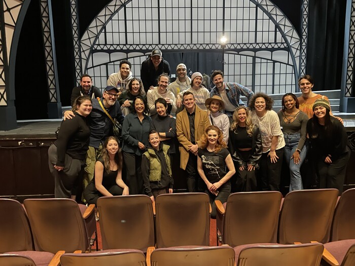 Photo: Lynn Ahrens Visits ANASTASIA Cast at the Bucks County Playhouse  Image