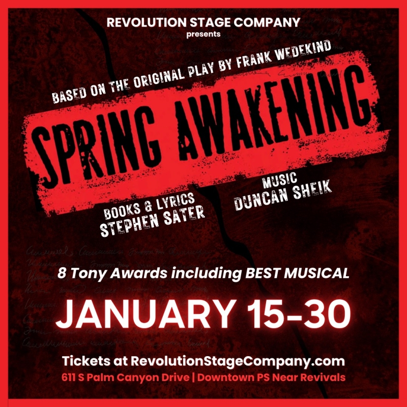 Previews: SPRING AWAKENINGS at Revolution Stage Company  Image