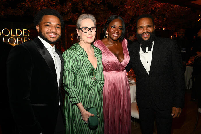 Photos: Viola Davis & Ted Danson Honored with Special Golden Globe Awards  Image