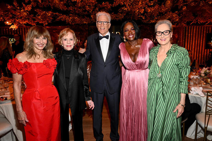 Photos: Viola Davis & Ted Danson Honored with Special Golden Globe Awards  Image