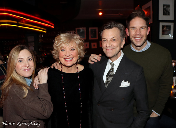 Blake Ross, Christine Ebersole, Jim Caruso, Frank DiLella Photo