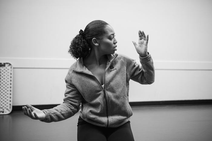 Photos: Hailey Kilgore, Carlos Valdes, and Tom Hewitt in HADESTOWN Rehearsals Image