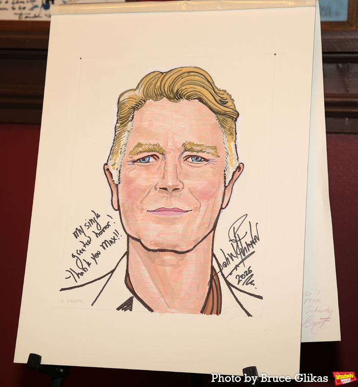 Photos: PERFECT CRIME's John Schneider Receives Sardi's Caricature  Image