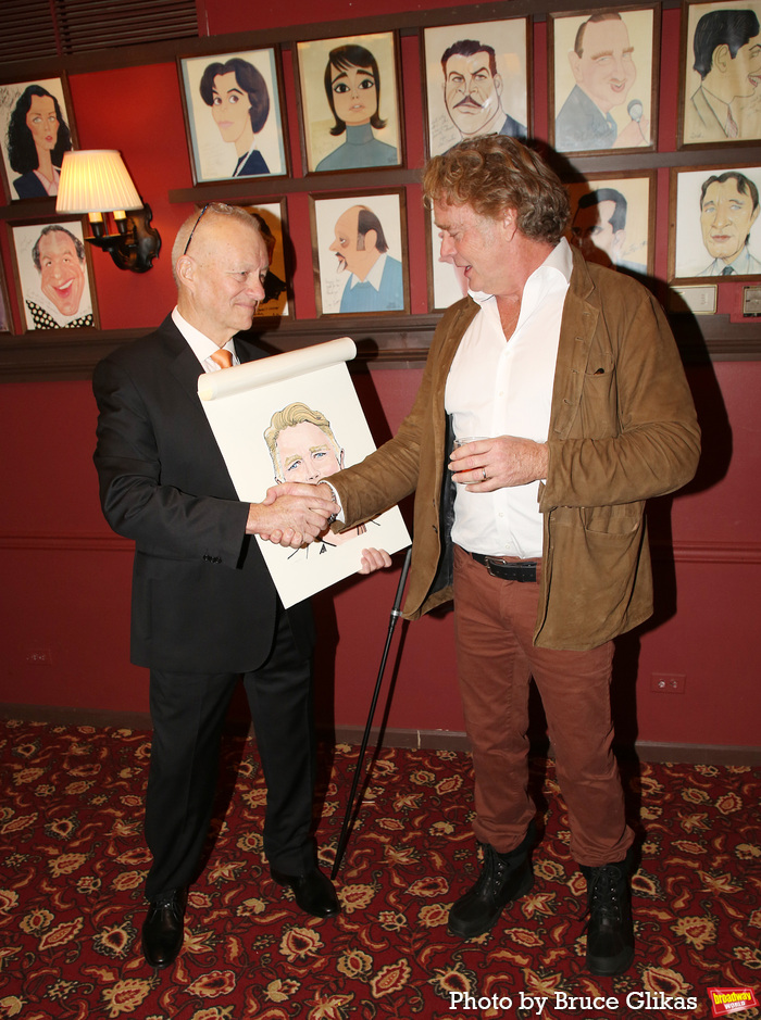 Photos: PERFECT CRIME's John Schneider Receives Sardi's Caricature Image