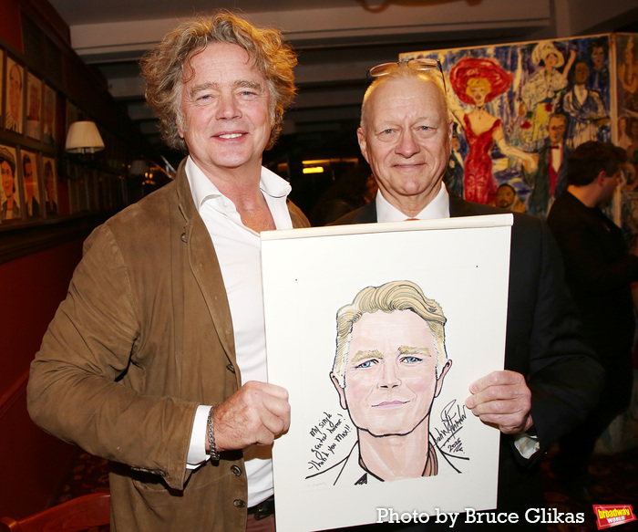 Photos: PERFECT CRIME's John Schneider Receives Sardi's Caricature Image