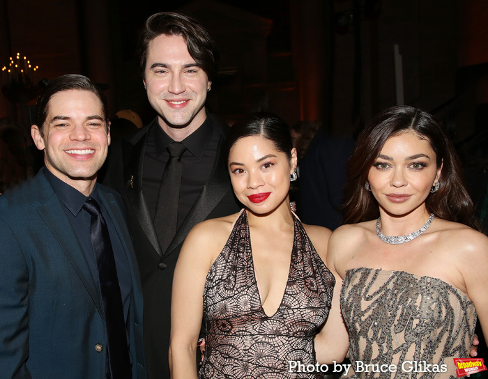 Jeremy Jordan, Ryan McCartan, Eva Noblezada and Sarah Hyland  Photo