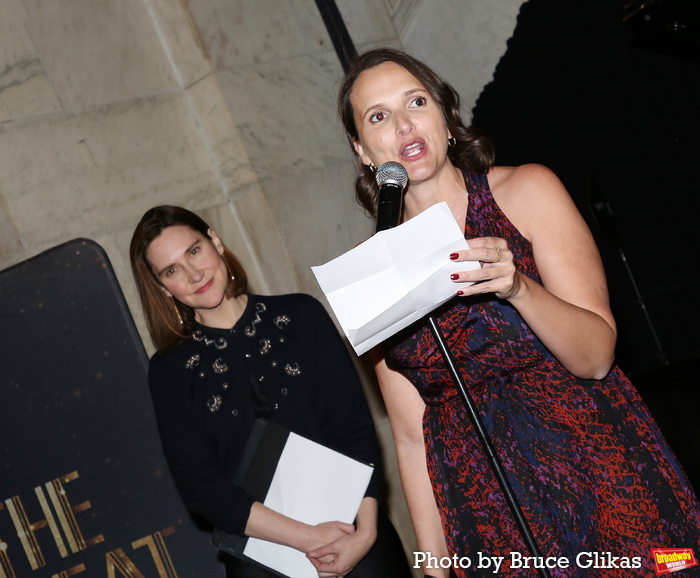 Book Writer Kait Kerrigan and Executive Director of the Library for the Performing Ar Photo