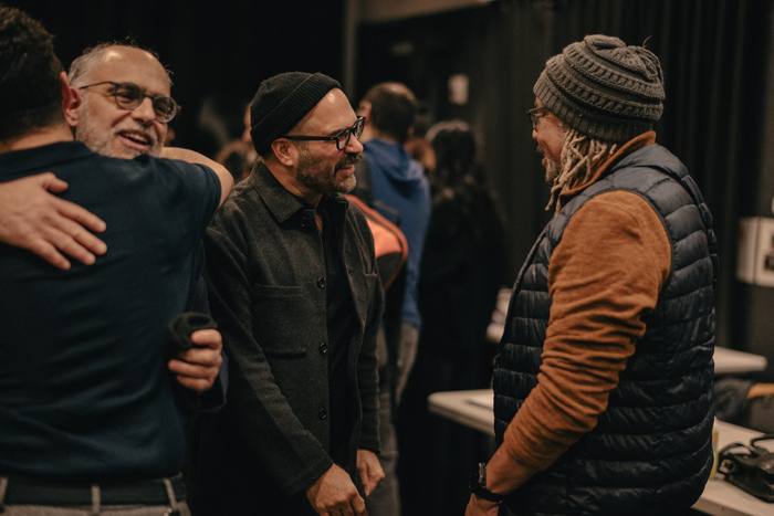 David Yazbeck, Marco Ramirez, and Juan de Marcos Photo