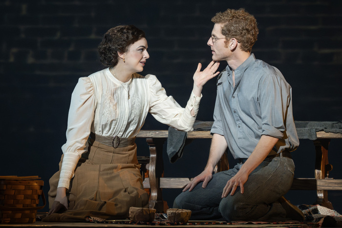 Talia Suskauer and Max Chernin in the National Tour of PARADE Photo