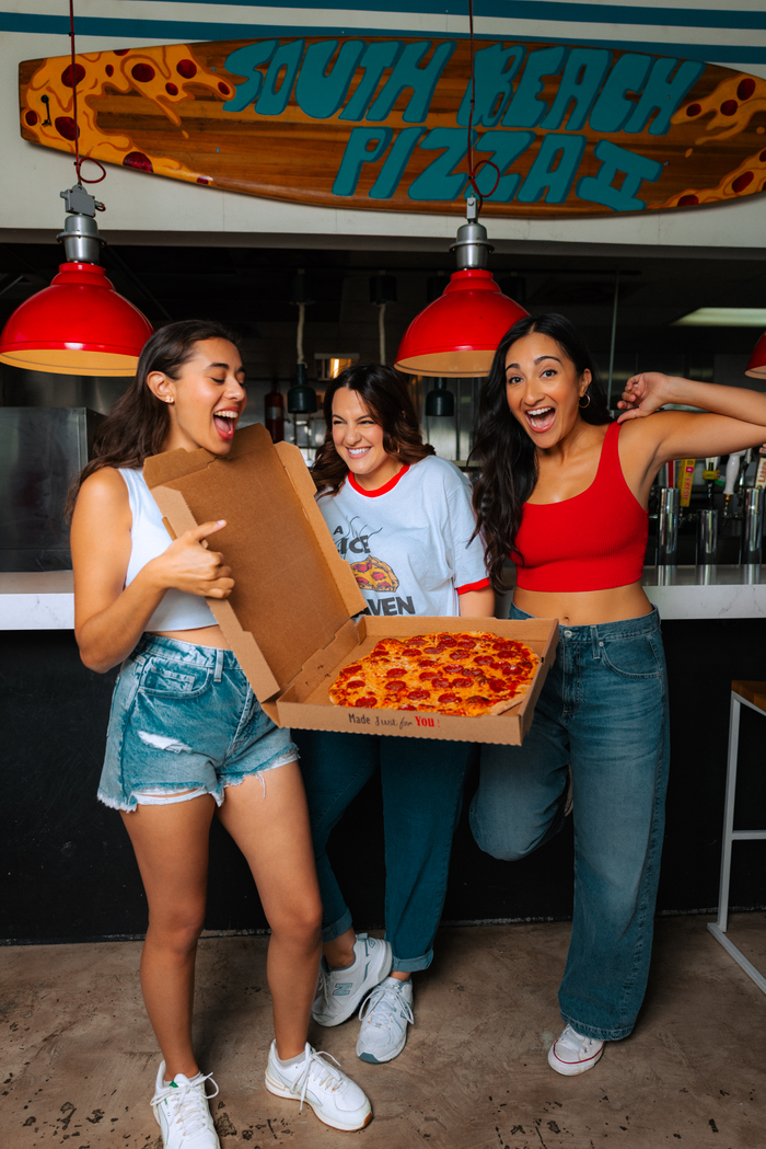 Alaina Anderson, Deánna Giulietti, Krystina Alabado at South Beach Pizzeria II Photo