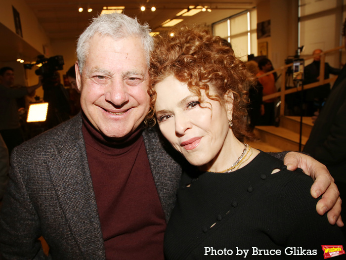 Sir Cameron Mackintosh and Bernadette Peters  Photo