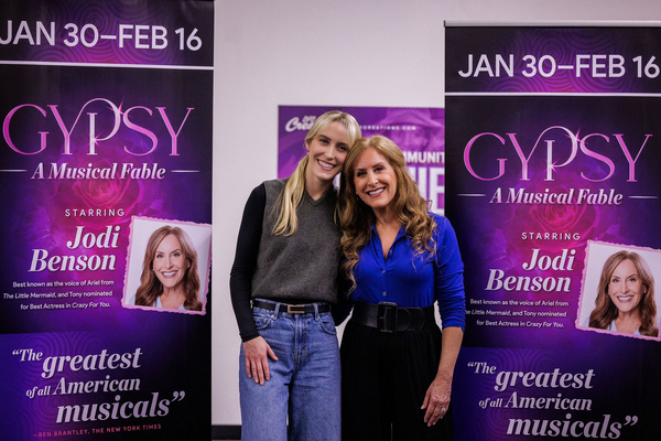 Photos: Jodi Benson & Daughter Delaney Rehearse for  GYPSY  Image