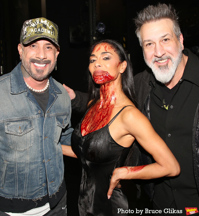 AJ McLean, Nicole Scherzinger and Joey Fatone  Photo