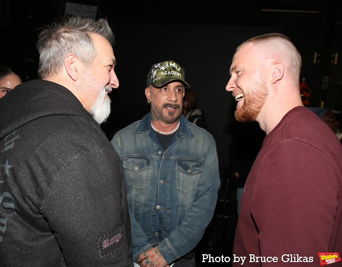 Joey Fatone, AJ McLean and David Thaxton Photo