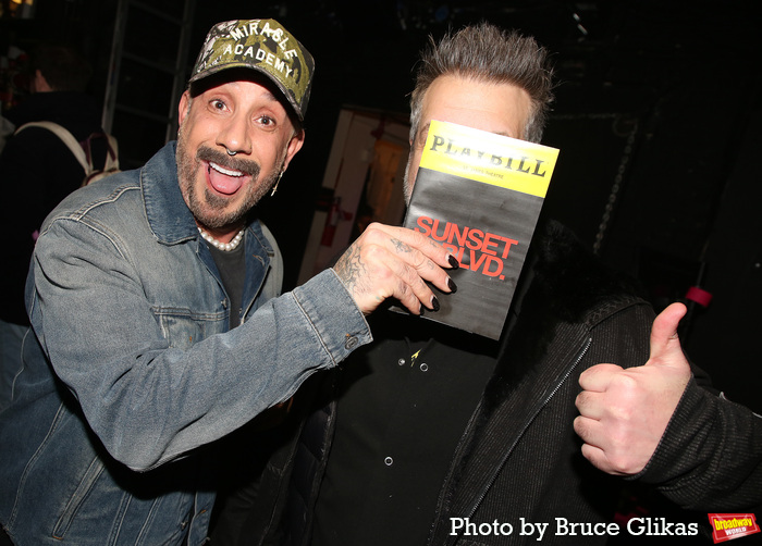 Photos: AJ McLean and Joey Fatone Visit SUNSET BOULEVARD  Image