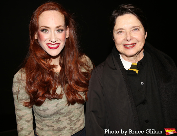 Kaleigh Cronin and Isabella Rossellini  Photo