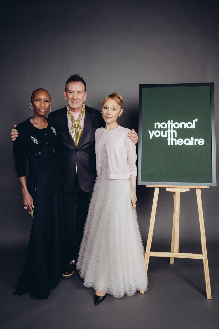 Photos: WICKED Stars Cythia Erivo and Ariana Grande Visit National Youth Theatre  Image