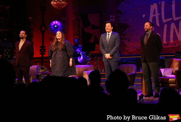 Lin-Manuel Miranda, Aidy Bryant, Jimmy Fallon and Nick Kroll Photo