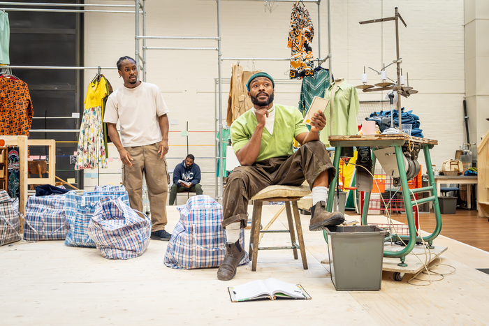 Raphel Famotibe, Gershwyn Eustache Jnr and Arinzé Kene  Photo