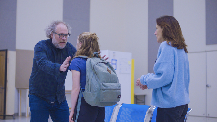 Andy Grotelueschen (Dan), Matilda Lawler (Suzy), and Stephanie Janssen (Meg) Photo