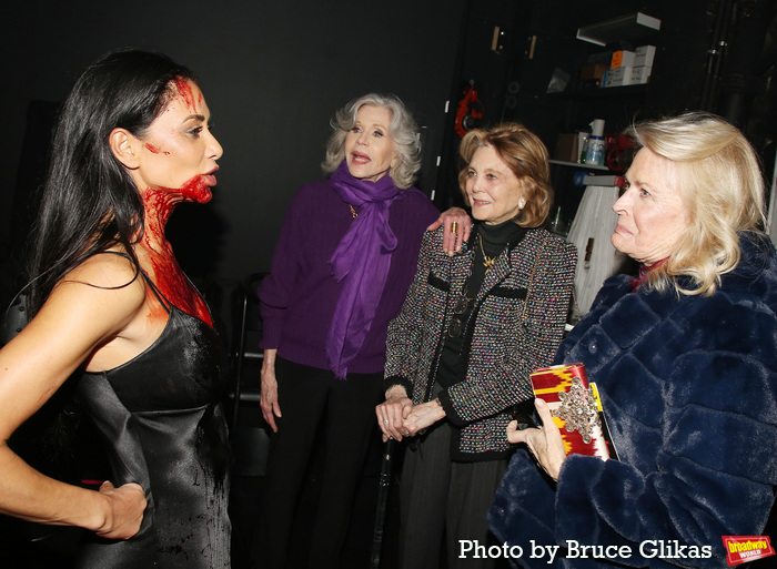 Nicole Scherzinger, Jane Fonda, Maria Cooper Janis and Candice Bergen Photo