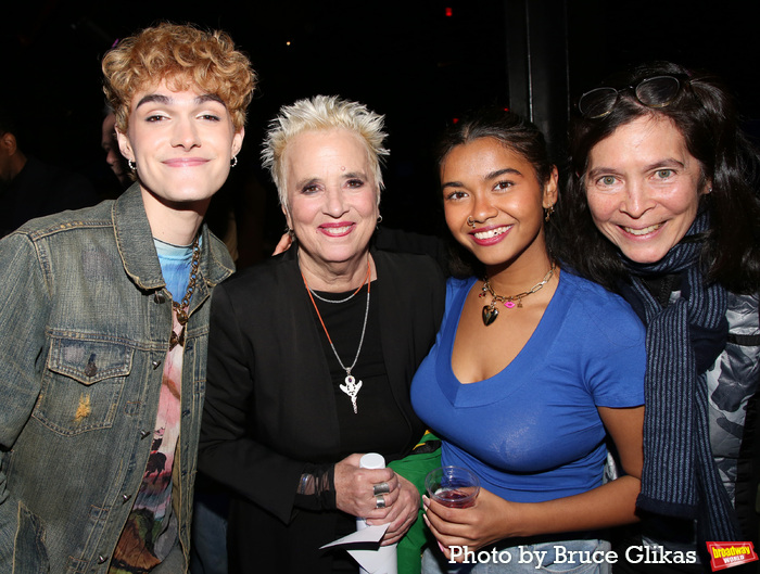 Luke Ferrari, V (formerly Eve Ensler), Paravi Das and Diane Paulus Photo