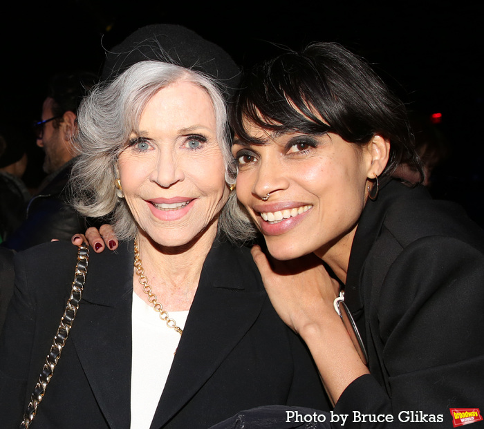 Jane Fonda and Rosario Dawson Photo