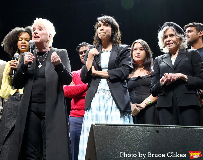 V (formerly Eve Ensler), Rosario Dawson and Jane Fonda Photo