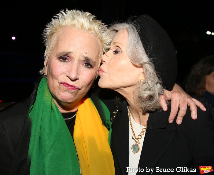 V (formerly Eve Ensler) and Jane Fonda Photo