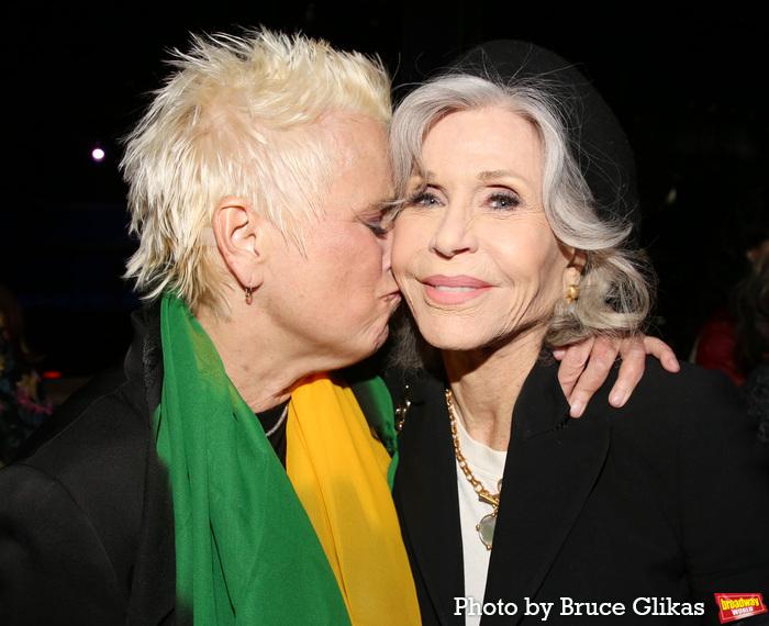 V (formerly Eve Ensler) and Jane Fonda Photo