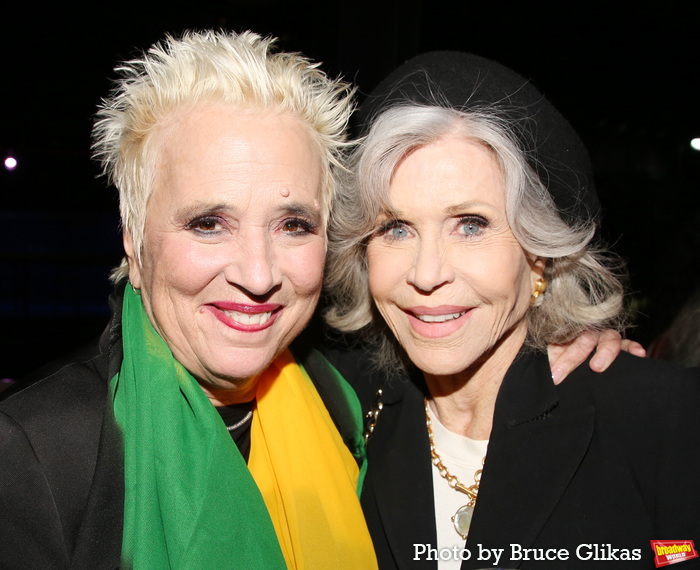 V (formerly Eve Ensler) and Jane Fonda Photo