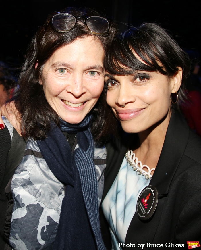 Diane Paulus and Rosario Dawson Photo