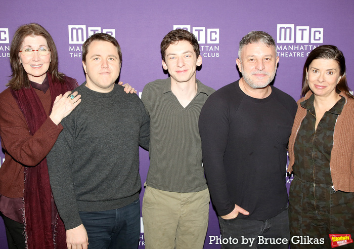 Joanna Gleason, Playwright Joshua Harmon, Andrew Barth Feldman, Director Trip Cullman Photo