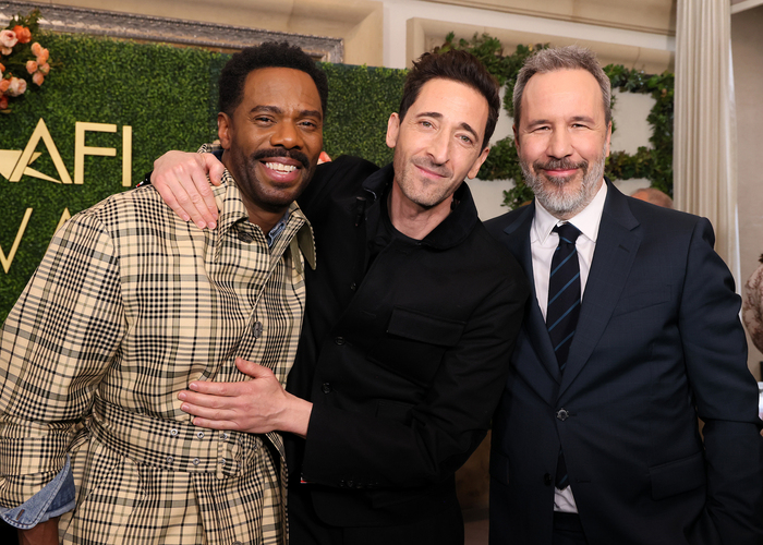 Colman Domingo, Adrien Brody and Denis Villeneuve  Photo