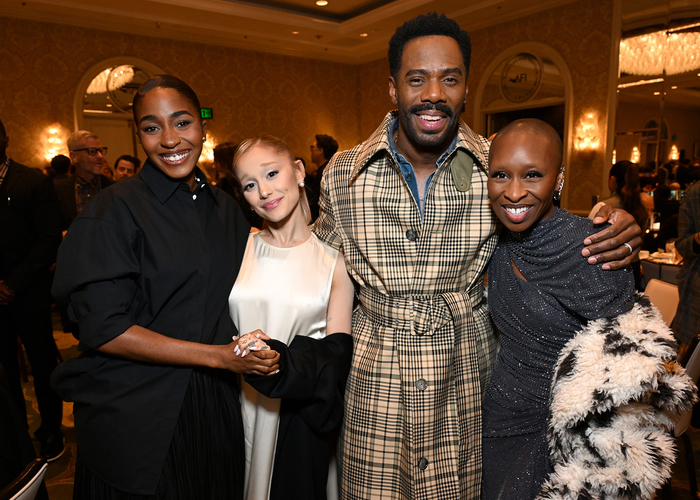 Ayo Edebiri, Ariana Grande, Colman Domingo and Cynthia Erivo Photo