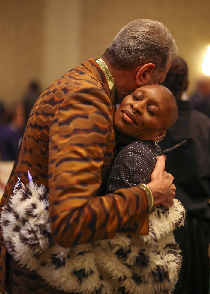 Jeff Goldblum and Cynthia Erivo Photo