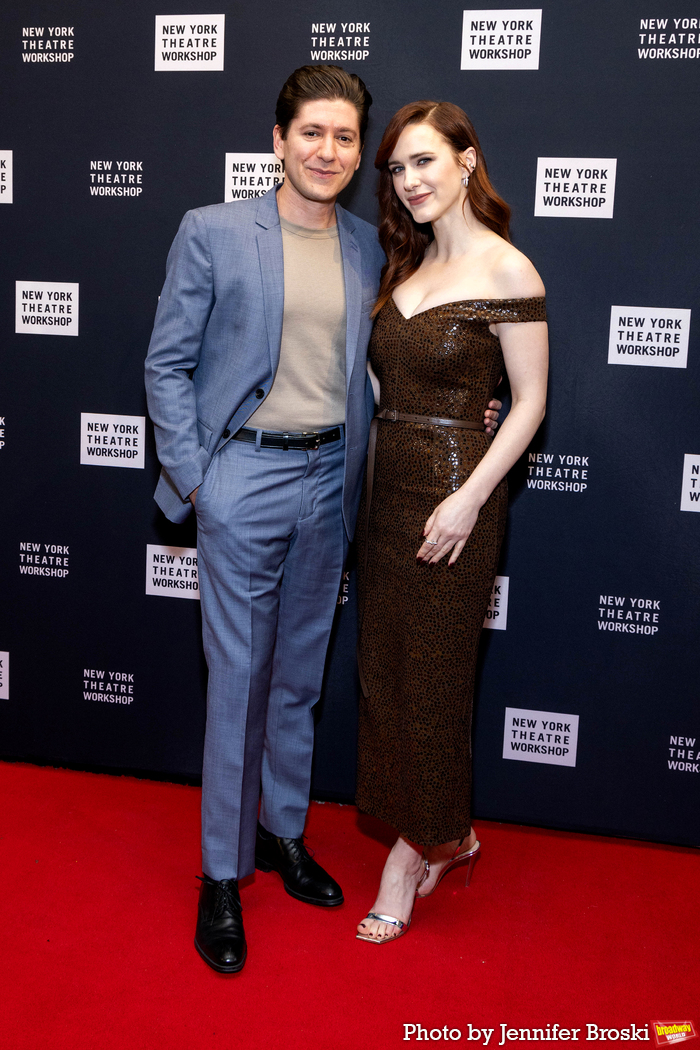 Michael Zegen, Rachel Brosnahan Photo