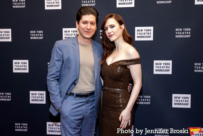 Michael Zegen, Rachel Brosnahan Photo