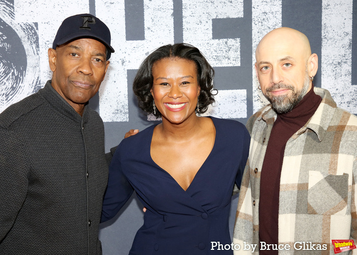 Denzel Washington, Christina Sajous and Anthony Michael Lopez Photo