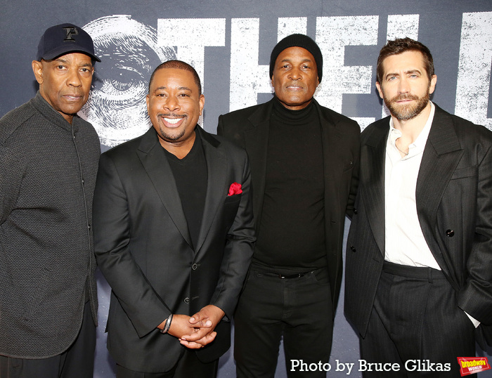 Denzel Washington, Producer Brian Moreland, Director Kenny Leon and Jake Gyllenhaal  Photo