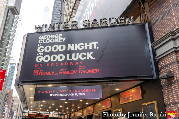 Up on the Marquee: GOOD NIGHT, AND GOOD LUCK  Image