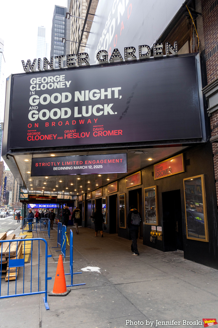 Up on the Marquee: GOOD NIGHT, AND GOOD LUCK  Image