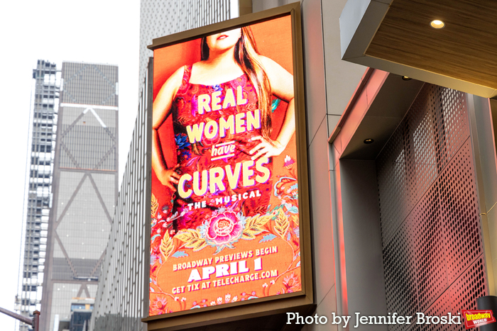 Up on the Marquee: REAL WOMEN HAVE CURVES  Image