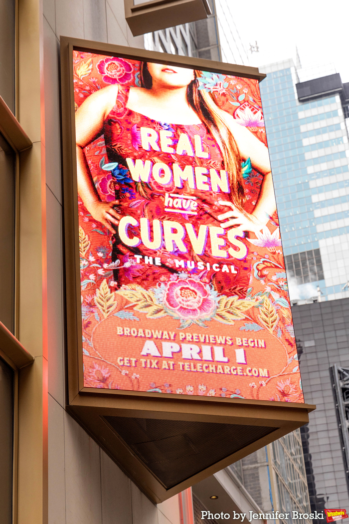 Up on the Marquee: REAL WOMEN HAVE CURVES  Image