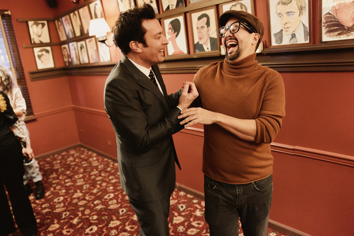 Photos & Video: Jimmy Fallon Receives Sardi's Portrait Image