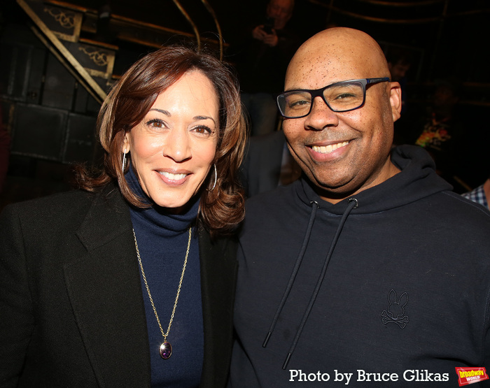 Photos: Kamala Harris Visits A WONDERFUL WORLD on Broadway  Image