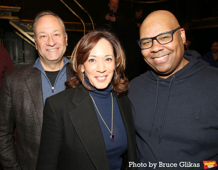 Photos: Kamala Harris Visits A WONDERFUL WORLD on Broadway  Image