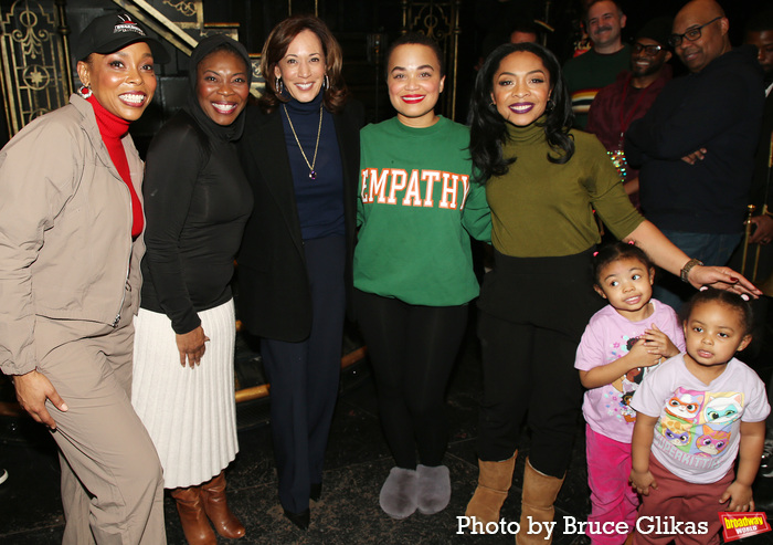 Photos: Kamala Harris Visits A WONDERFUL WORLD on Broadway  Image