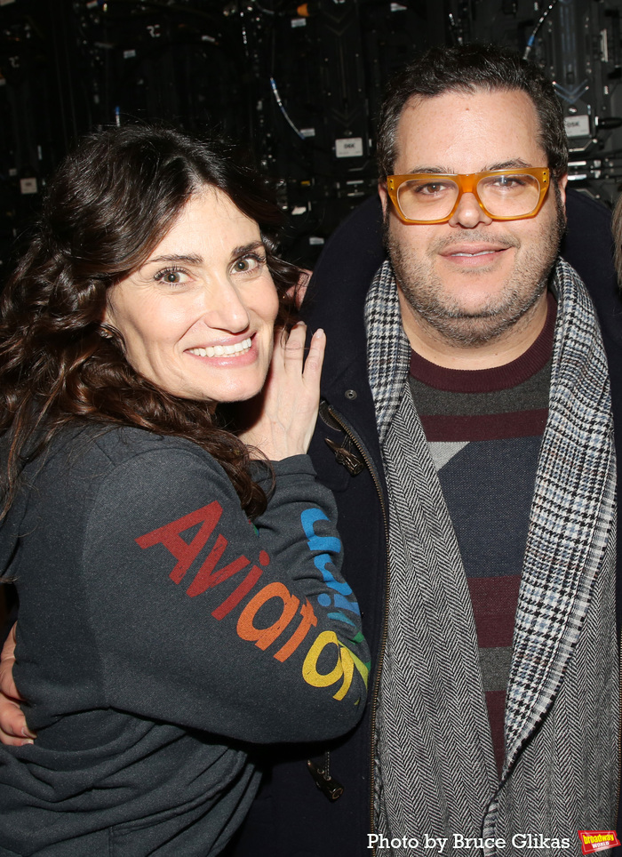 Idina Menzel and Josh Gad Photo