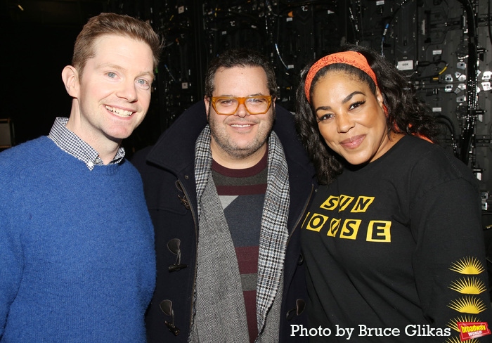 Rory O'Malley, Josh Gad and De'Adre Aziza Photo